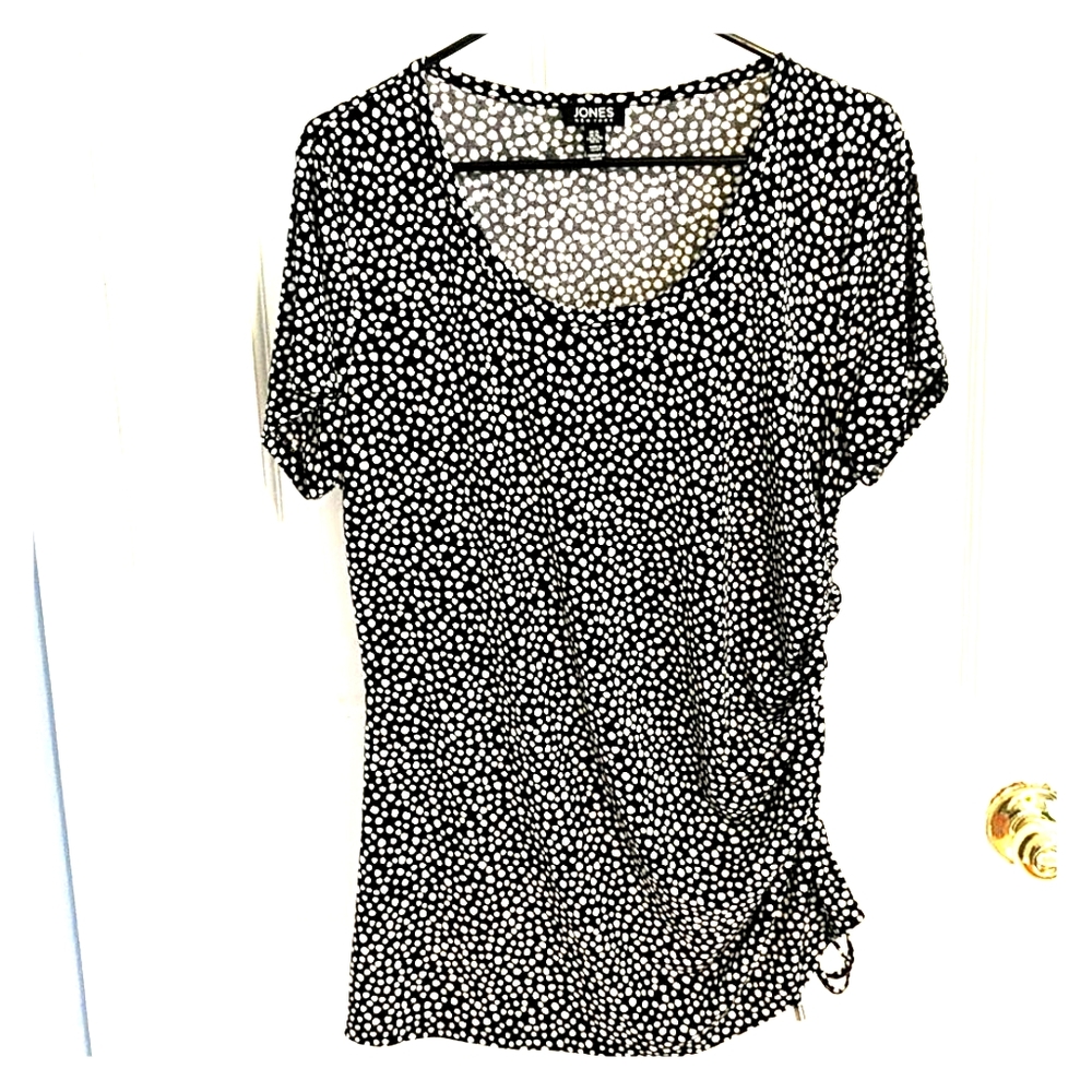 Jones New York Spotted Blouse